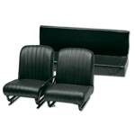 Complete set seats skaï black (tiltable) MEHARI